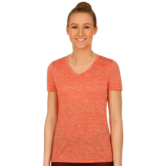 Under Armour Women’s Long  Sleeve Performance Shirt - Orange - Picture 1 of 11